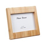 thumbnail of Relaxdays Bambus Bilderrahmen, Fotorahmen zum Hinstellen, hoch & quer, befüllbarer Stehbilderrahmen, 10x15cm Foto, natur