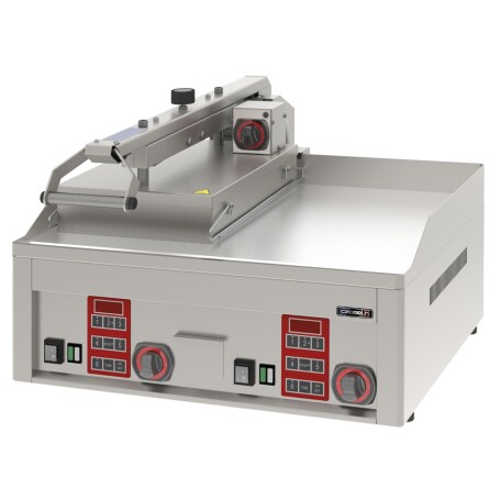 Grill à rabat - Clam électrique semi automatique double - 1 rabat
