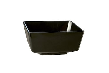 APS 83917 Saladeira quadrada de melamina preta Float 19 x 19 cm, A 9,5 cm