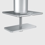 thumbnail of Monitorhalter mit Arm für 1 Monitor+1 Tablet silber Tischdurchführung