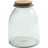 thumbnail of Vorratsglas aus Glas mit Korkdeckel – 1 Liter – transparent