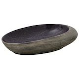 thumbnail of vidaXL Aufsatzwaschbecken Lila und Grau Oval 59x40x14 cm Keramik