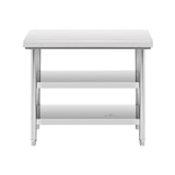 thumbnail of Royal Catering - RVS werktafel - ECO - 100 x 60 cm - 500 kg - tussenplank -