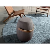 thumbnail of Angel Cerdá  Hocker gepolstert in grauem Stoff 5074C