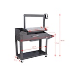 thumbnail of IMOR® Barbecue com Braseiro para Carvão e Lenha Modelo LENAGRILL ROUND GRILL