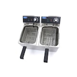 thumbnail of Friteuse - 2 x 8 L - 2 manden - tot 2,8 kg friet