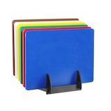 thumbnail of HENDI Satz mit 6 Schneidebrettern HACCP mit Halterung., 6 Stk., 450x300mm