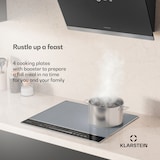 thumbnail of DualTone Hybrid Induktionskochfeld | Flex Zone | LED Display | Slider Control | 7200 W Silber