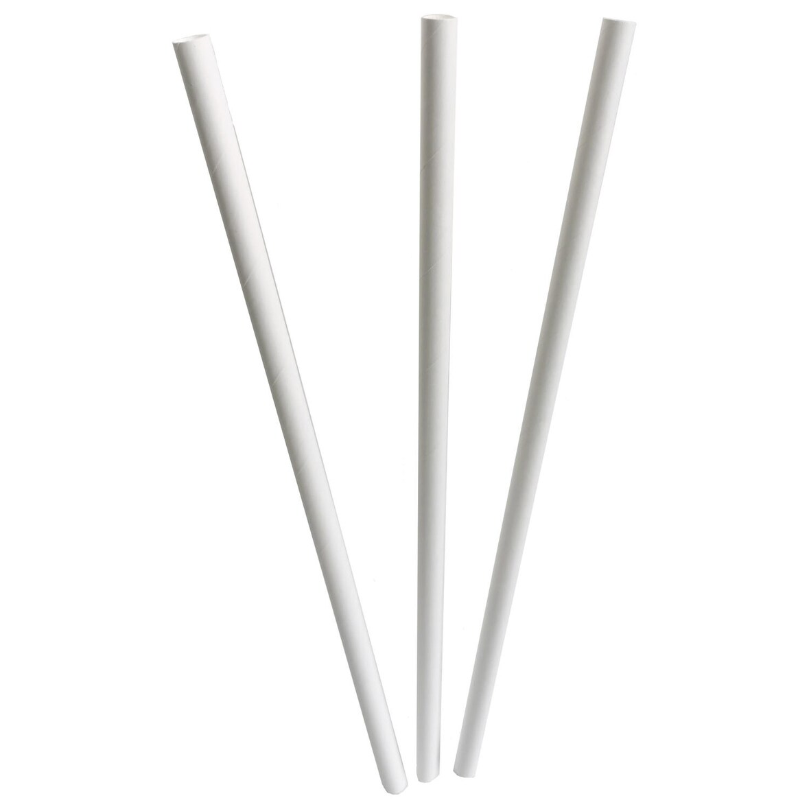 250x Papiertrinkhalme FSCR Papier Longdrink schwarz O 6mm 195 mm