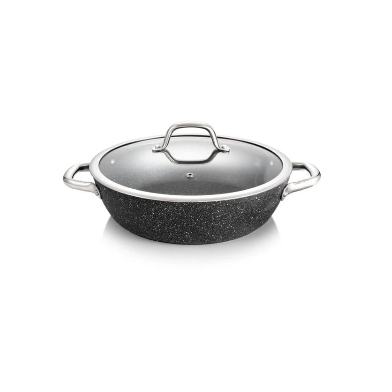 Tescoma sartén honda president stone ø 28 cm con tapa