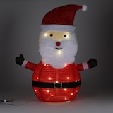 thumbnail of WellHome - Pai Natal 3D com LEDs Branco Quente 63x40x68cm