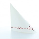 thumbnail of MANK Serviette Airlaid Colour Line in Bordeaux, 40 x 40 cm, 50 Stück - Randbordüre Ornamente