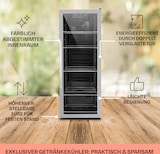 thumbnail of Beersafe 6XL Kühlschrank 171 Liter 5 Böden Panoramaglastür Edelstahl Silber