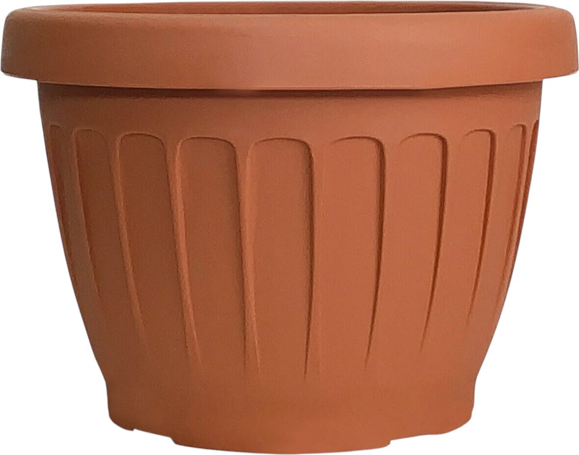 Bama Bodenvase in Terrakotta-Farbe, Ø 70 cm