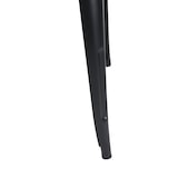 thumbnail of Mesa de fábrica de 120 x 80 cm en metal negro mate y tapa de madera clara