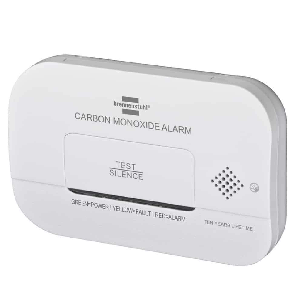 Brennenstuhl - CO-Melder CM A 3030 - Kohlenmonoxid-Melder (mit Alarmsignal und LED-Anzeige)