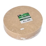 thumbnail of 100 Tortenunterlagen, Pappe "pure" rund Ø 28 cm braun mit gezacktem Rand
