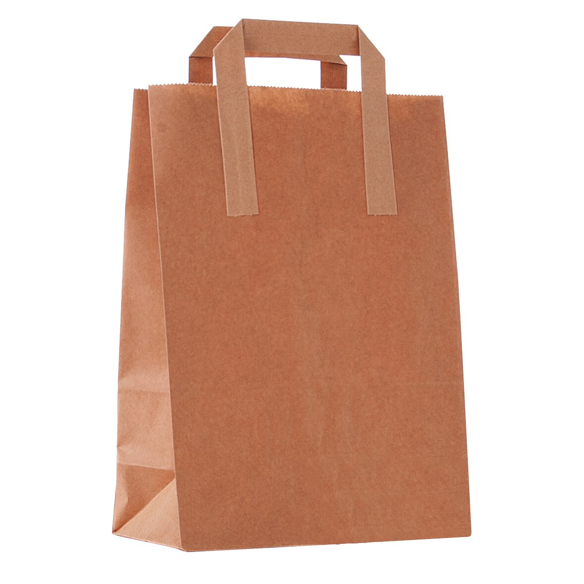 300x Papiertragetaschen 22 x 10,5 x 30 cm 70g/qm braun