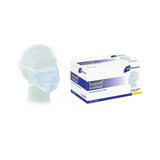 thumbnail of 600 Suavel Antifluid OP-Masken - latexfrei - blau - 4-lagig - Typ II R - Mundschutz