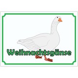 thumbnail of Werbeaufkleber Weihnachtsgans Aufkleber A1 (594x841mm)
