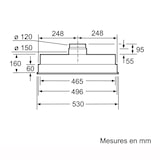 thumbnail of BOSCH Groupe Filtrant 53cm 618m3/h dhl555bl