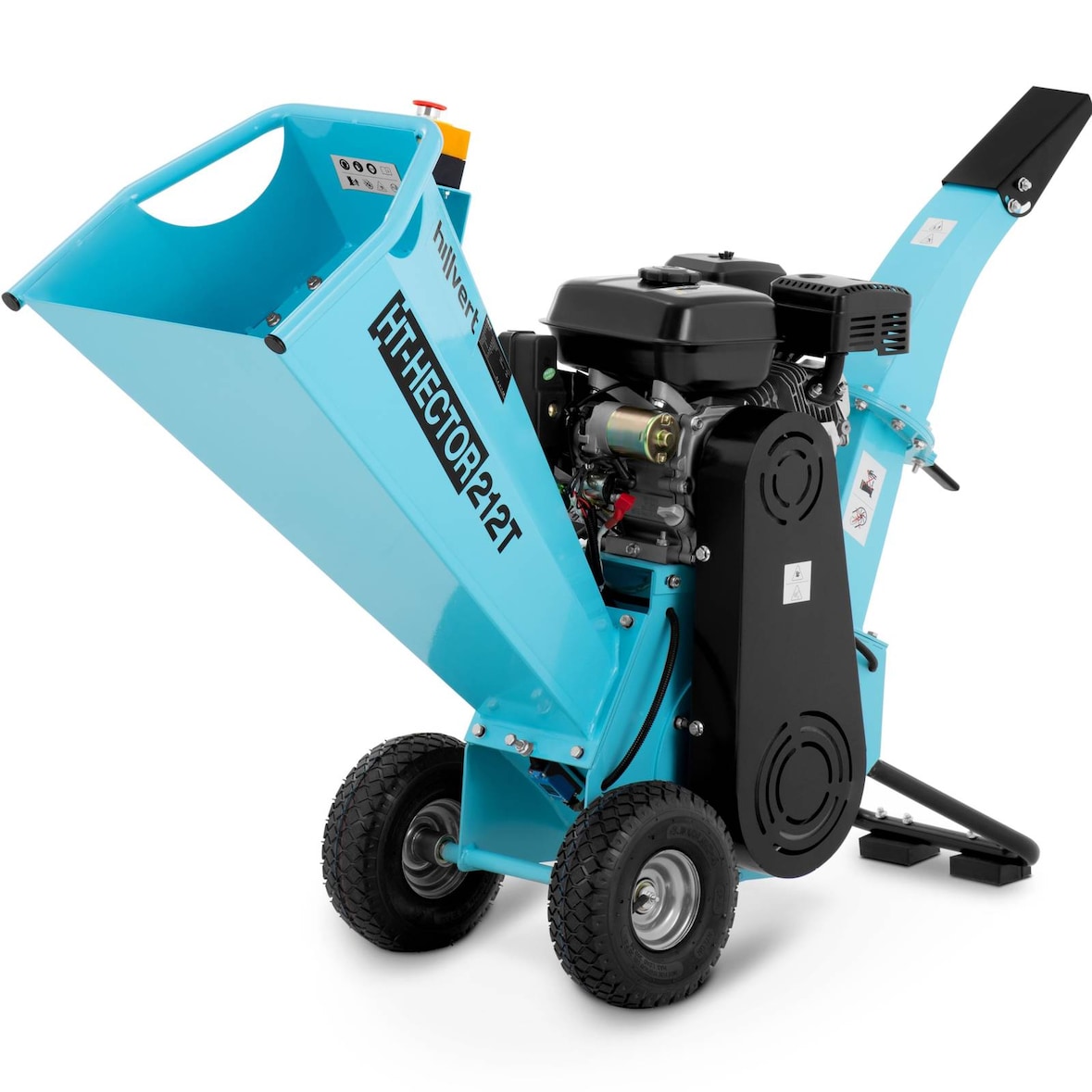 hillvert - hillvert HT-HECTOR 212T Broyeur de végétaux Essence (ø 80 mm max, 3 600 tr/min, 7 ch / 5 145 W, Réservoir Essence 3,6 l, 196cm³,