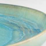 thumbnail of Gipfelstück Teller flach 28 cm 4er Set BLAU/GRÜN, postsicher, Serie TIEFER SEE