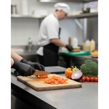 thumbnail of Nitril-Handschuhe puderfrei, schwarz, 1.000 Stk., unsteril, mit Rollrand, hoch-elastisch, geprüfte Qualität : Größe - S