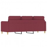 thumbnail of vidaXL 3-Sitzer-Sofa Weinrot 180 cm Stoff