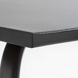 thumbnail of Table de terrasse en acier gris