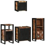thumbnail of vidaXL Badezimmermöbel Set 4 pcs Mehrfarbig Massives recyceltes Holz