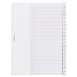 thumbnail of Register A4 blanko PP 20-teilig transparent