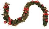 thumbnail of LED Tannengirlande 270cm Weihnachtsdeko Weihnachtsgirlande Girlande Türgirlande warmweiß rot
