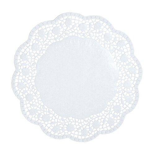PAPSTAR 2000 Tortenspitzen rund Ø 30 cm weiss