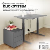 thumbnail of bümö lite Rollcontainer mit Schubladen, Container aus Holz in graphit - Rollwagen für's Büro als Schreibtisch Unterschrank, Bürocontainer od.