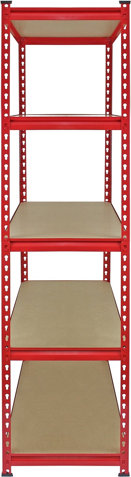 Monster Racking 4 x Z-Rax Stellingkasten - 90x45x183 cm - Rood | Makro