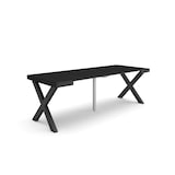 thumbnail of Consolle allungabile, Tavolo consolle allungabile , 222x90x73cm, Per 10 persone, Gambe in legno, Stile moderno, Nero - 333_49