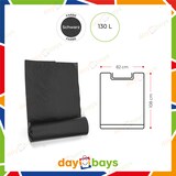 thumbnail of DayBays 30 Stk. Müllsäcke Premium 130L 82x108 cm HDPE Schwarz Extra Stark