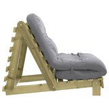 thumbnail of vidaXL Futon slaapbank met matras 90x206x11 cm geïmpregneerd hout