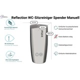 thumbnail of SET: WC-Sitzreiniger Reflection MANUELL, bis zu 15.000 Anwendungen, Edelstahl + 2x375ml Kartuschen, Rentokil INITIAL