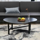 thumbnail of Table basse décor mélaminé noir