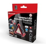 thumbnail of Sinal de emergência portátil triangular com 4 modos de iluminação preto/vermelho 7500K 20000H 7hSevenOn