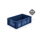thumbnail of PROREGAL VDA KLT Kleinladungsträger mit Verbundboden | HxBxT 21,3x40x60cm | 34,9 Liter | KLT, Transportbox, Transportbehälter, Stapelbehälter