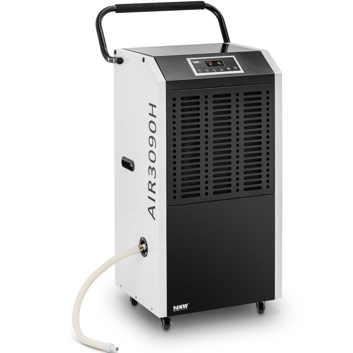 MSW Deshumidificador - 90 L / 24 h - 150 m² - 1129 m³/h - con asa