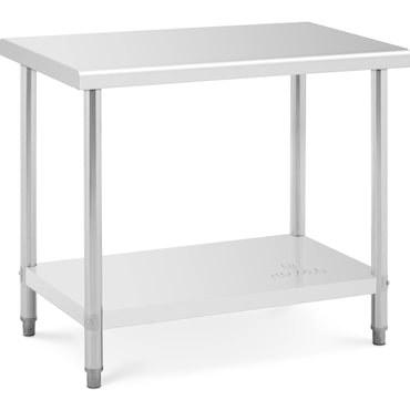 Royal Catering - RVS werktafel - ECO - 100 x 60 cm - 250 kg -
