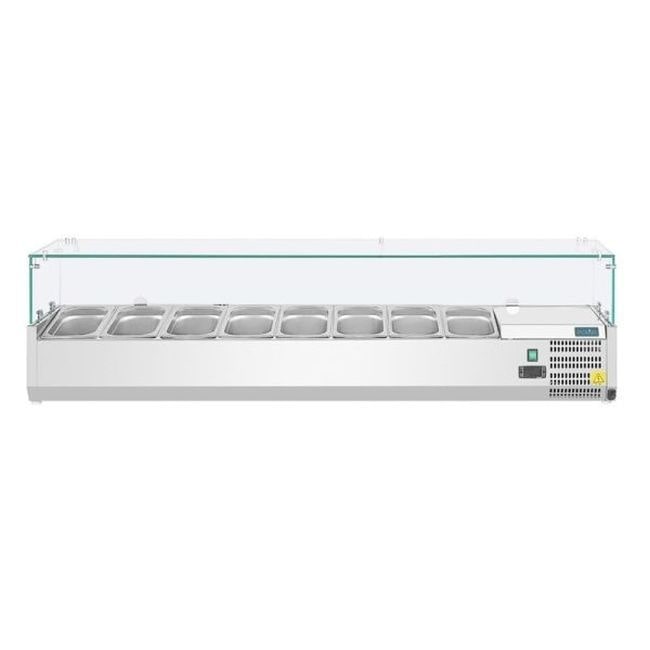 Polar Serie G aanrechtkoelvitrine voor 8x Gn1/3