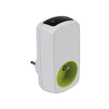 thumbnail of Perel Prise programmable avec compte à rebours, analogique, 230 V, 16 A, 3500 W, terre française, type E, blanc