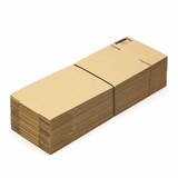 thumbnail of 25 Faltkartons 500 x 100 x 100 mm Kartons 50 x 10 x 10 cm Versandkartons Wellpappe