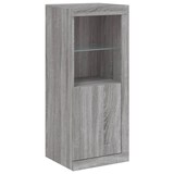 thumbnail of vidaXL Sideboards mit LED-Leuchten 3 Stk. Grau Sonoma Holzwerkstoff