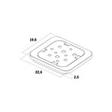 thumbnail of LISA - Gran Sasso Vierkant Dienblad